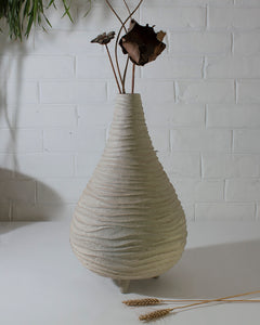 Raw Carved Vase