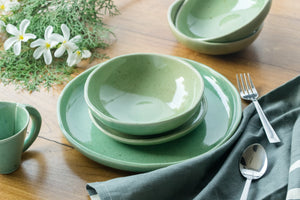 Green Dinner set of 6 - Made to Order