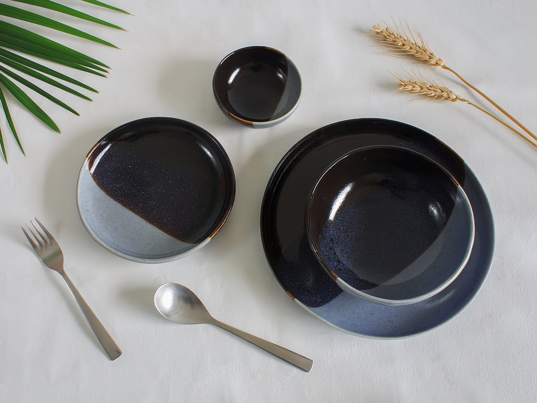 Midnight Blue Dinner set of 6 - Made to Order