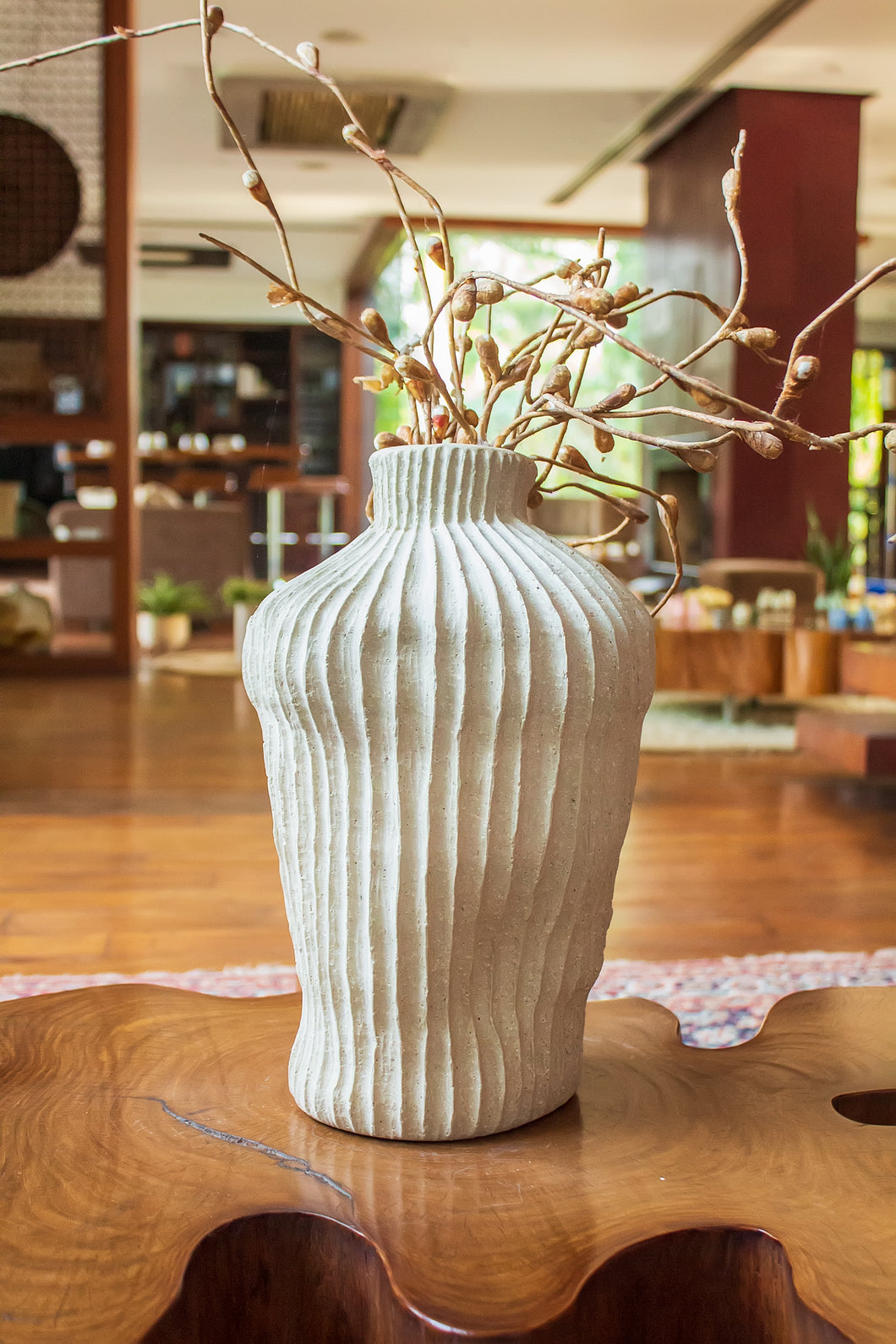 Carved Wonky Vase